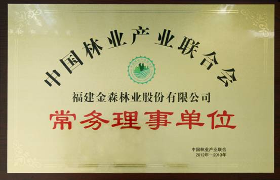 中國林業(yè)產(chǎn)業(yè)聯(lián)合會常務(wù)理事單位